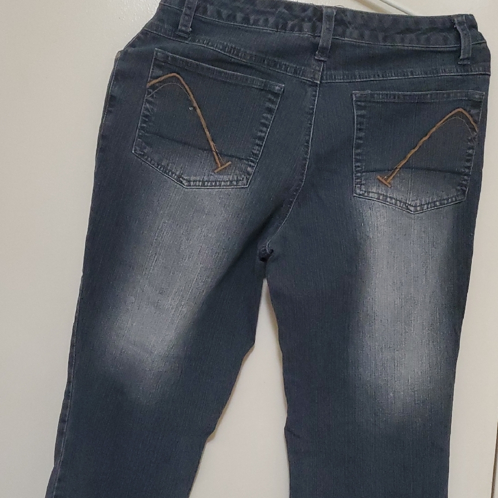 NO BOUNDARIES Stylish Gray JUNIOR Jeans Size 7 Stretch